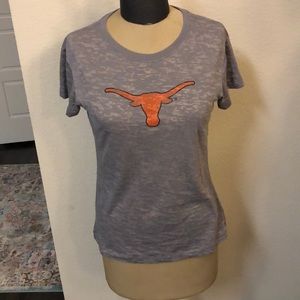 Texas longhorn burnout tee